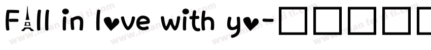 Fall in love with yo字体转换